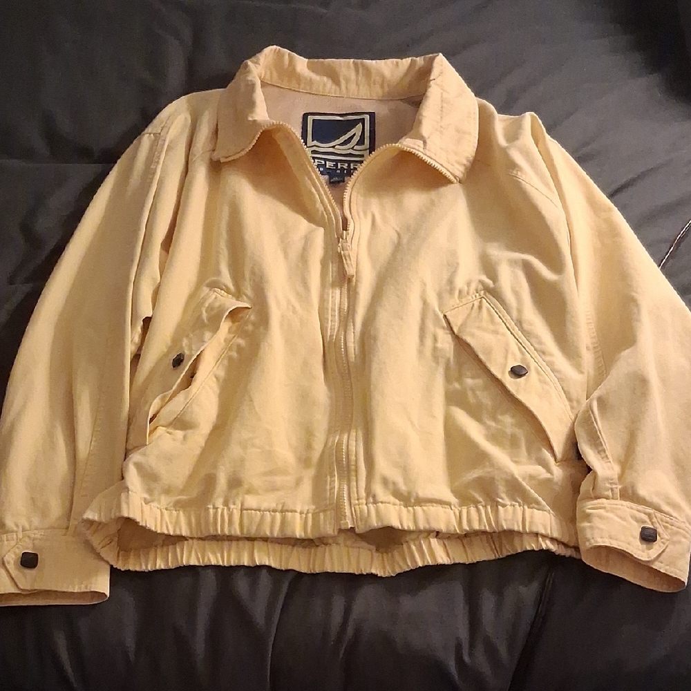 Sperry Cream Mesh Jacket
